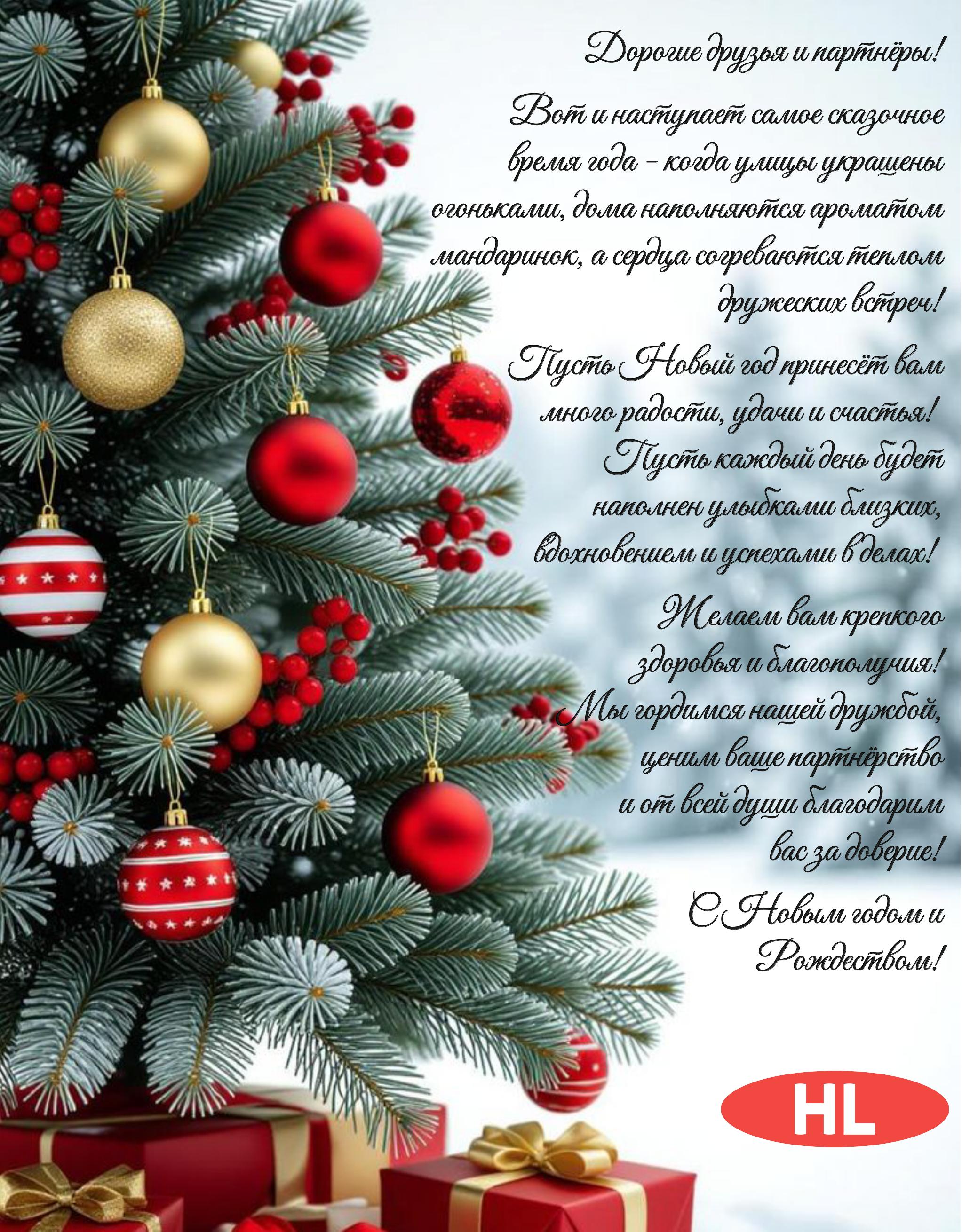 С Новым 2026 годом и Рождеством Христовым!